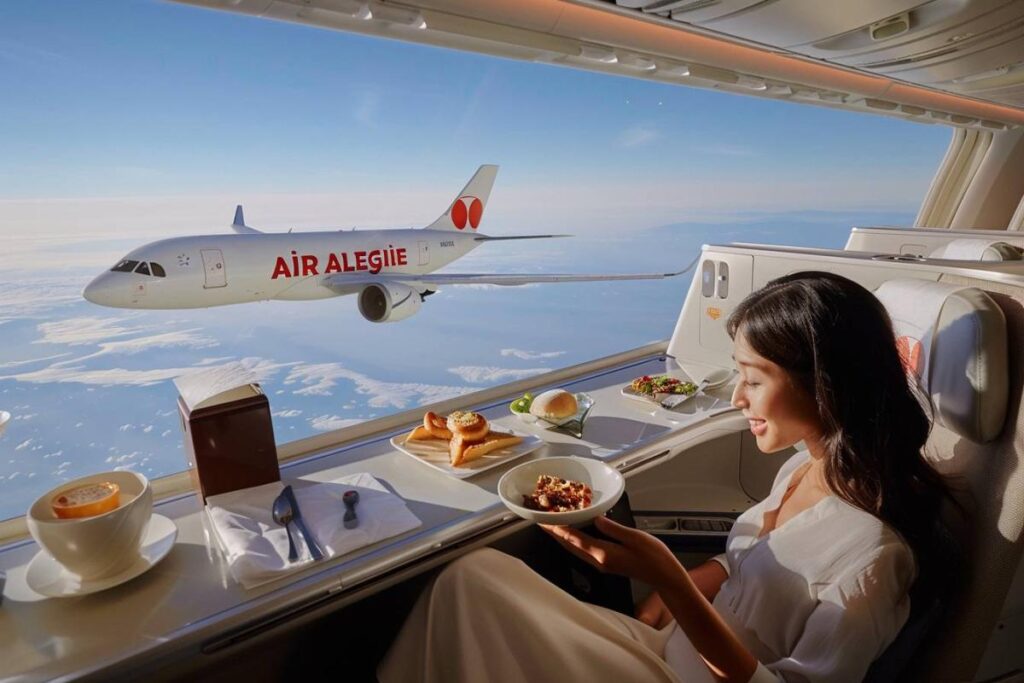 Air Algérie : polémique après qu'une influenceuse filme son repas en vol